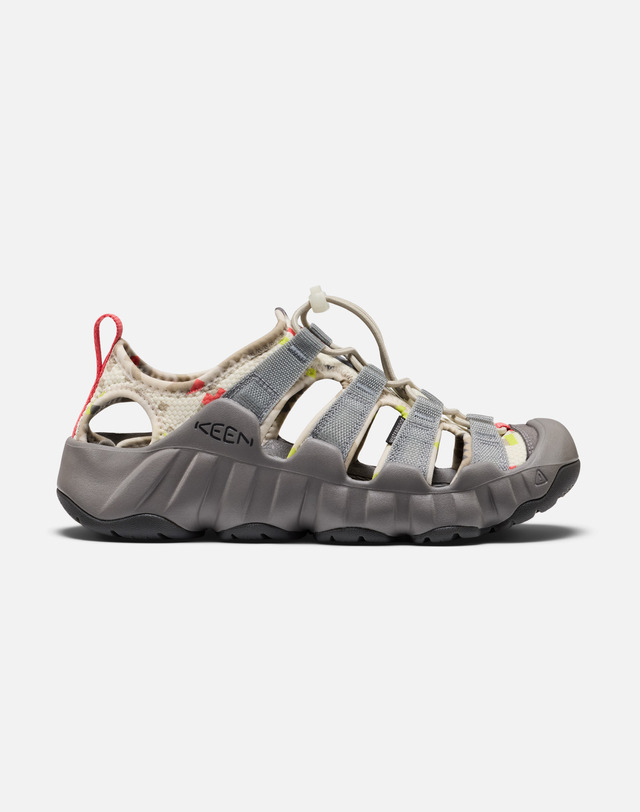 킨 [KEEN X FUJI ROCK] [하이퍼포트 H2] 밝은 그레이 여성 샌들 착용컷