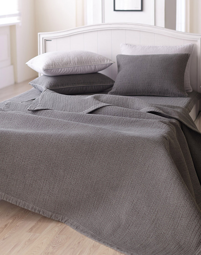 샤이닝홈 샤르르 주드 60수 순면 피그먼트 워싱 이불겸패드 퀸세트 착용컷