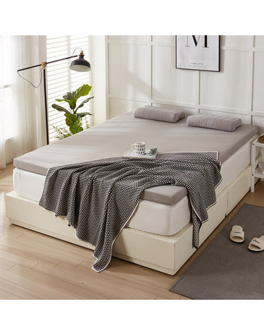 [샤이닝홈] 린폴 고탄성 소프트폼 토퍼매트리스 세트 2size 2colors