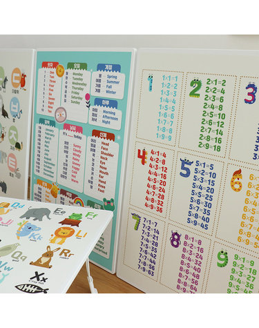 [샤이닝홈] 아이들 공부상 학습 접이식테이블 대 800x600 4종