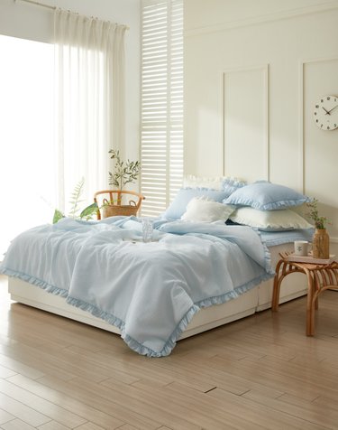 [샤이닝홈] 샤르르 포리아 뱀부 워싱 여름이불 Q
