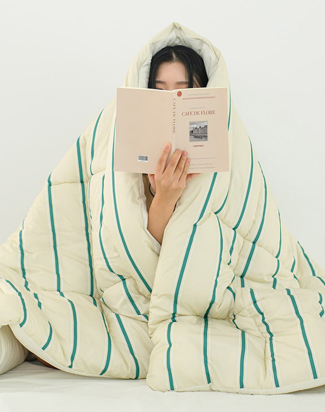 샤이닝홈 [샤이닝홈] 더블리 블랑빈티지 M2 알러지케어 밴딩 침대패드 SS 착용컷