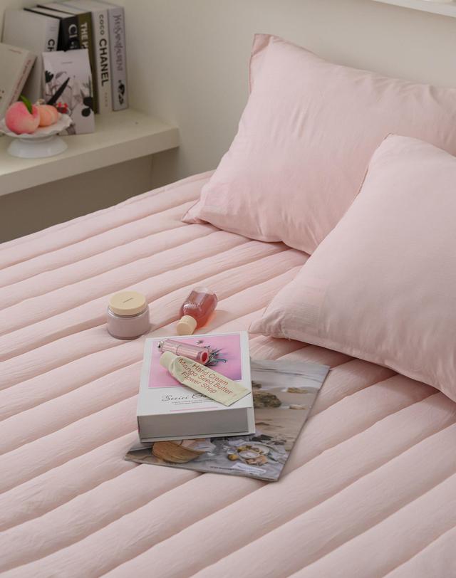 샤이닝홈 [샤이닝홈] 더블리 클라우디 세미마이크로 누빔 매트리스커버 S/SS/Q/K/F 5size 8컬러 착용컷