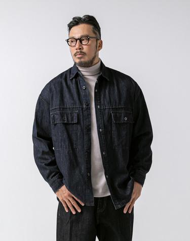러기드하우스 : COMPOSE WORKERS DENIM SHIRKET 2컬러
