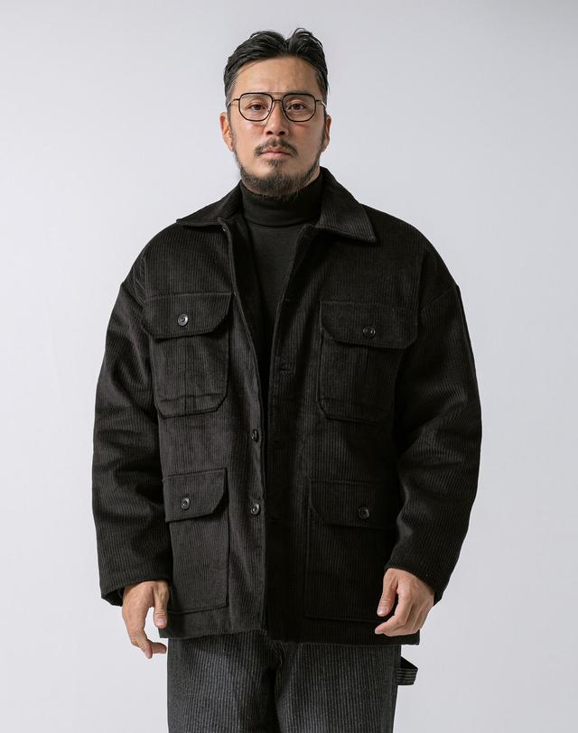 러기드하우스 러기드하우스 : 코듀로이 퀼티드 헌팅 자켓 착용컷