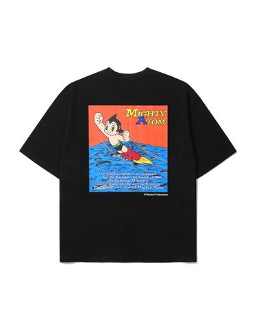 러기드하우스X아톰 ASTRO BOY MIGHTY ATOM POSTER TEE 블랙
