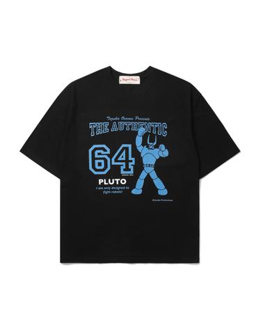 러기드하우스X아톰 ASTRO BOY PLUTO 64 ATHLETIC TEE 블랙
