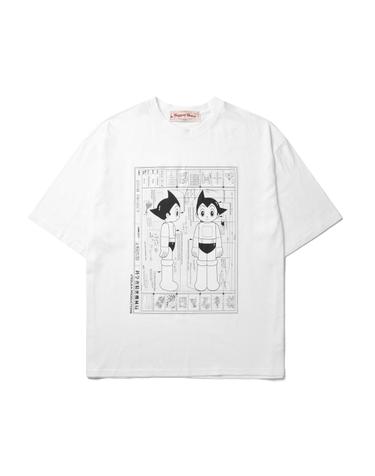 러기드하우스X아톰 ASTRO BOY SCHEMATIC TEE 화이트