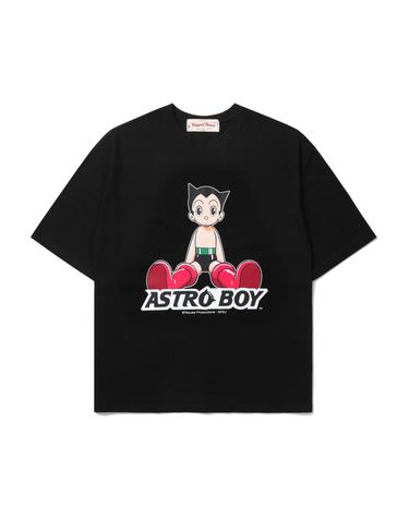 러기드하우스X아톰 ASTRO BOY SITTING LOGO TEE 블랙
