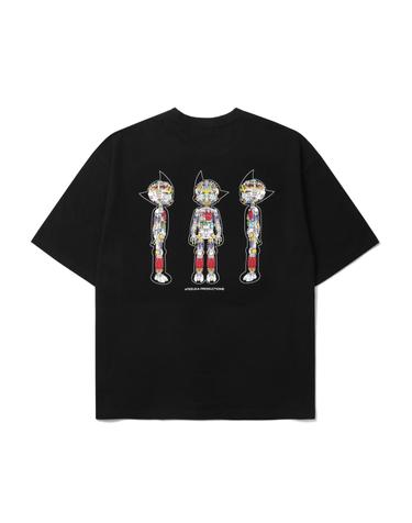 러기드하우스X아톰 ASTRO BOY THREE-VIEW TEE 블랙