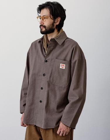 러기드하우스 : 헤리티지 데크 셔츠 자켓 레드브라운