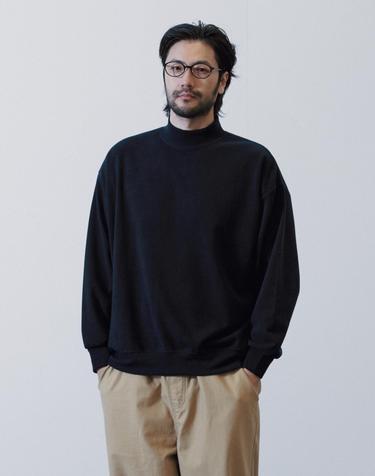 러기드하우스 : 웨이즐리 반목 폴라 긴팔 티셔츠 네이비