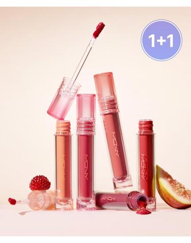 [1+1] 쥬시 핏 틴트 5종/ 롱래스팅 글로시 워터틴트 글로우 립틴트