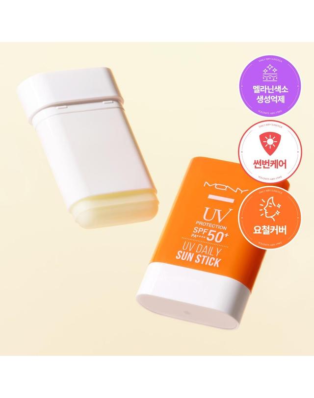 맥퀸뉴욕 [1+1] 맥퀸뉴욕 UV 데일리 수분 선스틱 / 10중 히알루론산 / 잔주름 링클 케어 착용컷