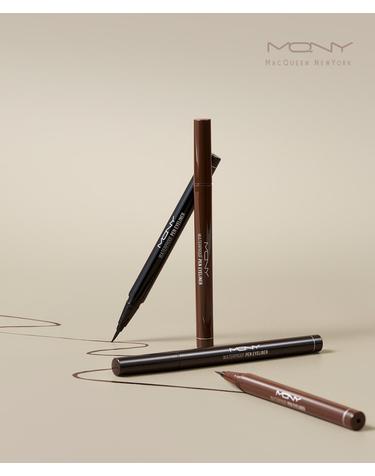 맥퀸뉴욕 워터프루프 리퀴드 펜 아이라이너 삼각존 트임 타투라이너 0.8g