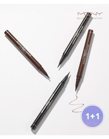 [1+1] 맥퀸뉴욕 워터프루프 타투 펜 아이라이너 0.5g 2종 /샤프 리퀴드 붓펜 아이라인