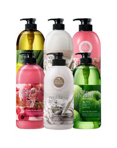 (2개구성) 과일나라 바디프랜 바디클렌저 732ml 바디로션 500ml 대용량
