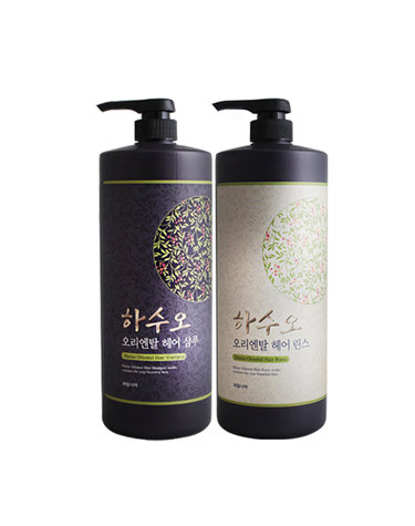 과일나라 하수오 오리엔탈 헤어 샴푸 린스 1500ml 2개 대용량