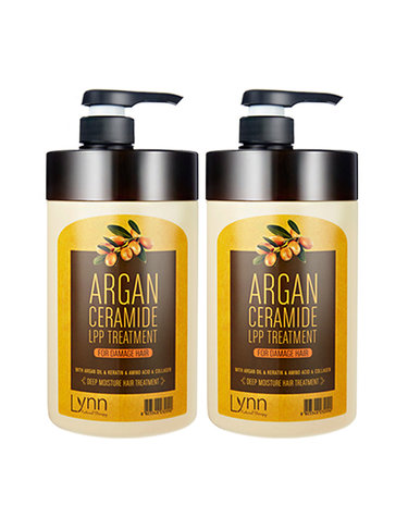 과일나라 아르간 세라마이드 LPP 트리트먼트 헤어팩 1000ml 2개 손상모 단백질 영양 케어