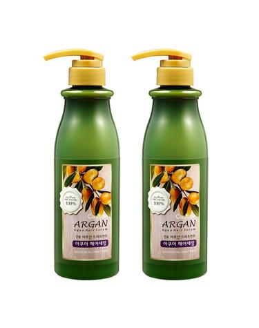 과일나라 컨퓸 아르간 아쿠아 헤어세럼 500ml 2개 영양 공급 손상 모발 케어