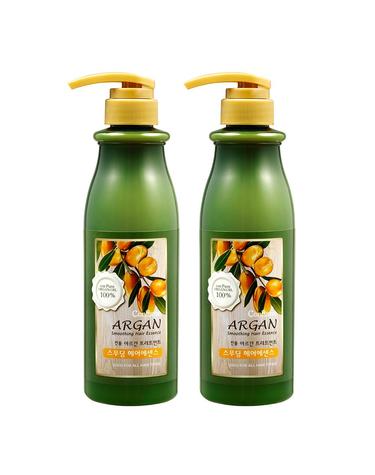 과일나라 컨퓸 아르간 스무딩 헤어에센스 500ml 2개 영양 공급 손상 모발 케어