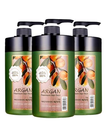 과일나라 아르간 트리트먼트 헤어팩 1000ml 3개 손상모 케어