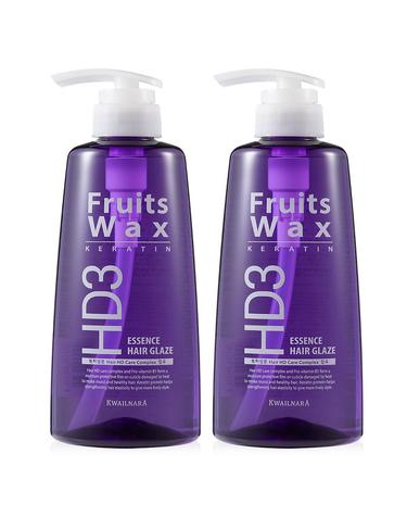 과일나라 과일나라 후르츠왁스 케라틴 헤어 글레이즈 500ml 2개 자연스런 웨이브 볼륨