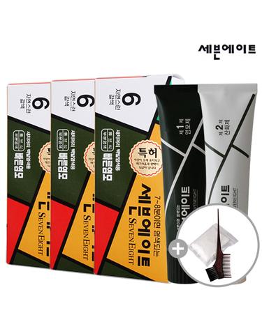 세븐에이트 새치 염색약 2개+염색도구