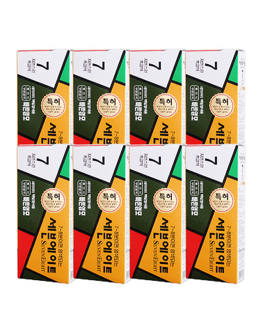 세븐에이트 새치 염색약 8개+염색도구 2개+트리트먼트 200ml 2개
