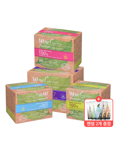 동성제약 와우 프리미엄 생리대 모음전 5팩+1팩더