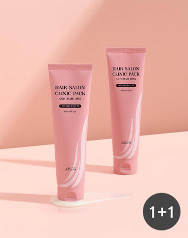 [1+1] 헤어 살롱 클리닉 팩 150ml / 탈모완화 손상케어 염색모발