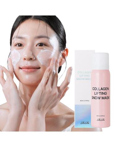 [1+1] 콜라겐 리프팅 스노우 팩 80ml /노워시버블팩 탄력개선효과