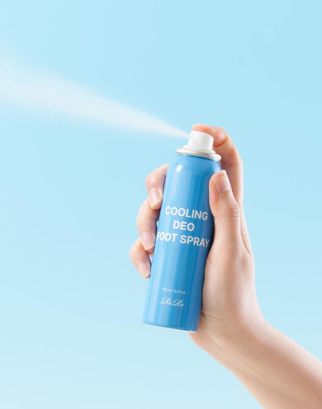 리르 쿨링 데오 풋 스프레이 100ml / 발냄새제거 탈취 풋케어 착용컷