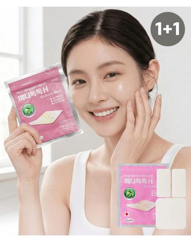 [의약외품][1+1] 메디톡톡H 여드름 스팟패치 피부 트러블 니들패치 (밴드형/3매X2팩 총6매)