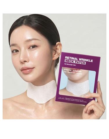 리르 레티날 링클 넥 패치 (5매) - 하이드로겔 패치 목주름개선 탄력