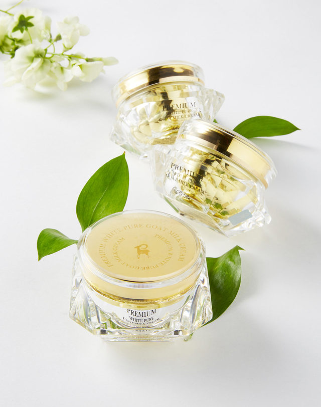 리르 프리미엄 산양유크림 2개(50g) + 산양유 마스크팩(30매) / 안티에이징 고영양 탄력증진 보습케어 착용컷