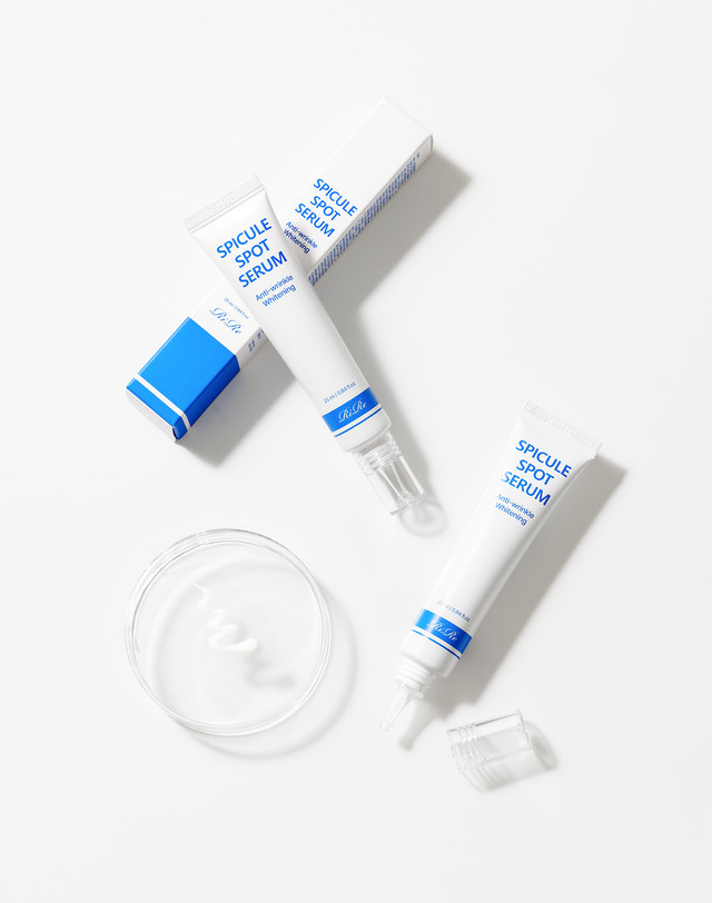 리르 [안티에이징] 스피큘 스팟 세럼 25ml /니들세럼 기미잡티 모공개선 멜라닌색소 주름개선 착용컷