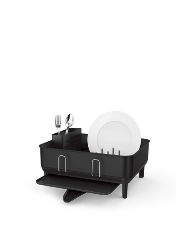 [Simplehuman]심플휴먼 디럭스 컴팩트 식기건조대 블랙 / SPH-KT1207DC