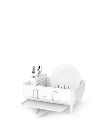 [Simplehuman]심플휴먼 디럭스 컴팩트 식기건조대 올화이트 / SPH-KT1208DC