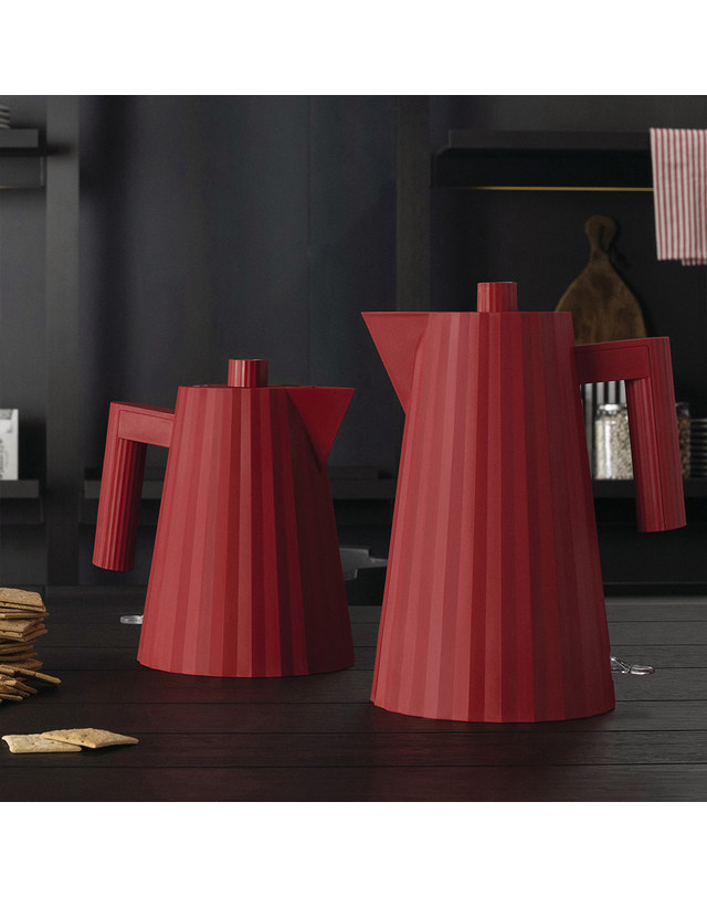 알레시 [Alessi]알레시 플리세 전기주전자 1.7L 그레이 / MDL06 G 착용컷