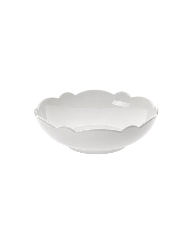 알레시 [Alessi]알레시 드레스드 디저트보울54_화이트/ 그릇/ 접시/ 플레이트 MW01/54 착용컷