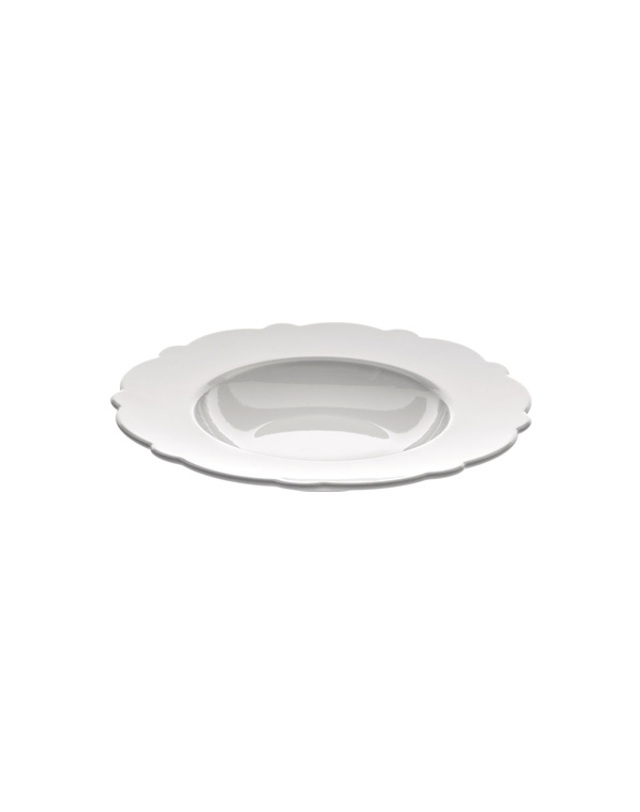 알레시 [Alessi]알레시 드레스드 수프보울_2_화이트/ 접시/ 그릇 MW01/2 착용컷