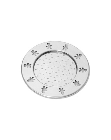 [Alessi]알레시 미니 지로톤도 글라스코스타13 실버/코스터/컵받침/girotondo AKK80/13