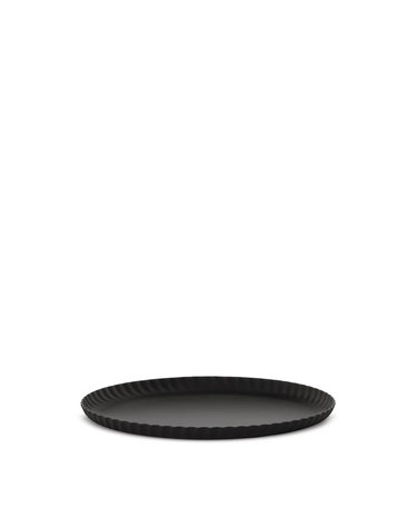 [Alessi]알레시 플리츠 라운드 트레이 23cm 블랙 / JK02/23 B