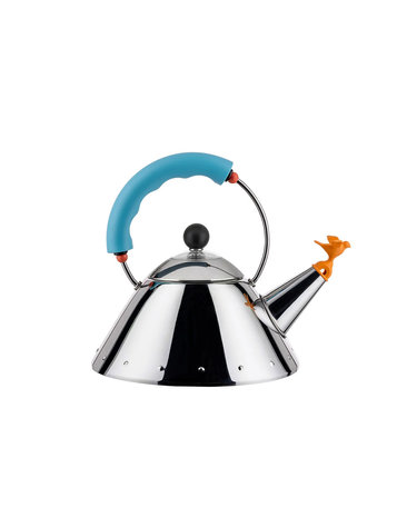 [Alessi]알레시 마이클그래이브 버드휘슬 주전자 라이트블루 / 9093/1 LAZ
