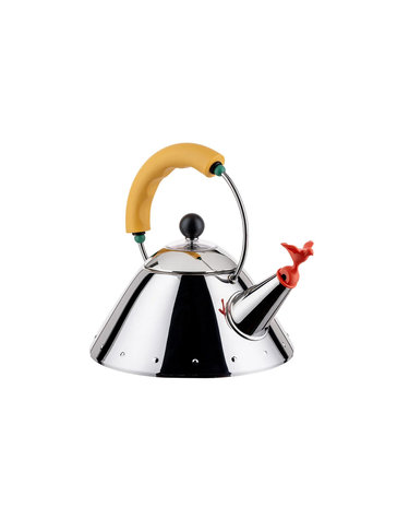 [Alessi]알레시 마이클그래이브 버드휘슬 주전자 옐로우 / 9093/1 Y