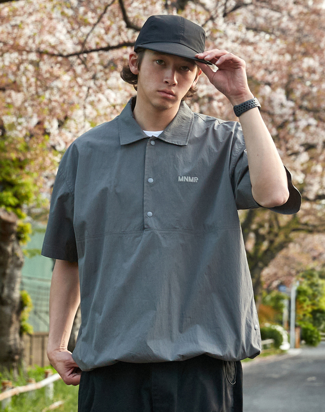 미니멀프로젝트 스테디 우븐 반팔티셔츠 MPK300 / 2color w 착용컷