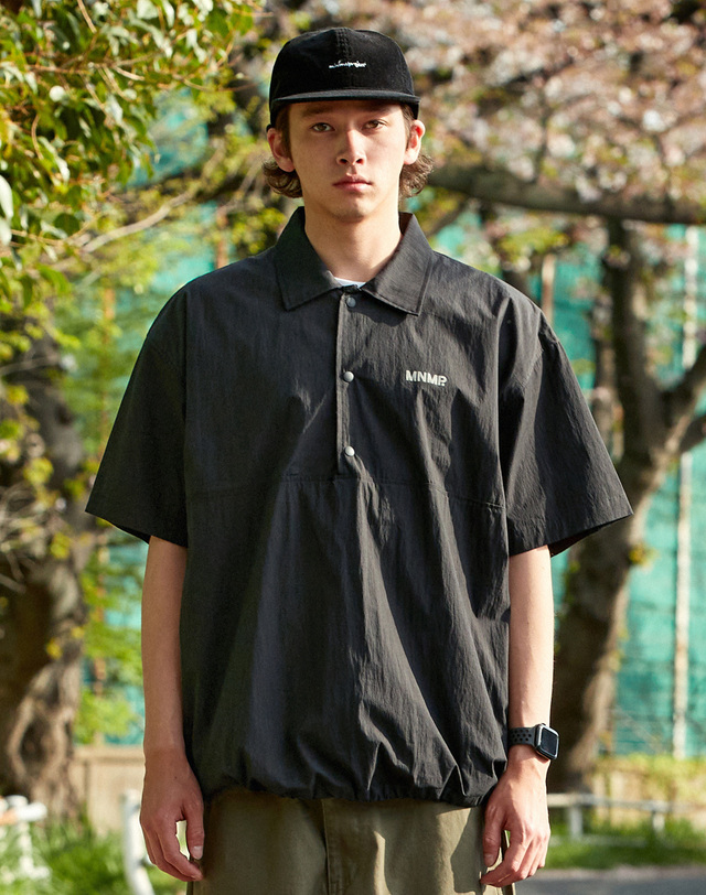 미니멀프로젝트 스테디 우븐 반팔티셔츠 MPK300 / 2color 착용컷
