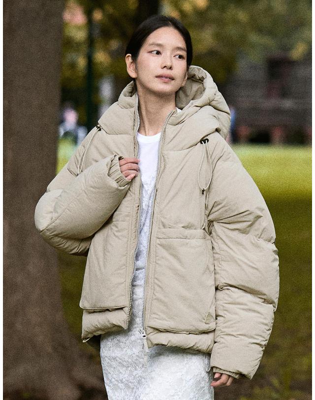 미니멀프로젝트 마그네틱 포켓 헤비 다운패딩 MPJ201 / 3color W 착용컷