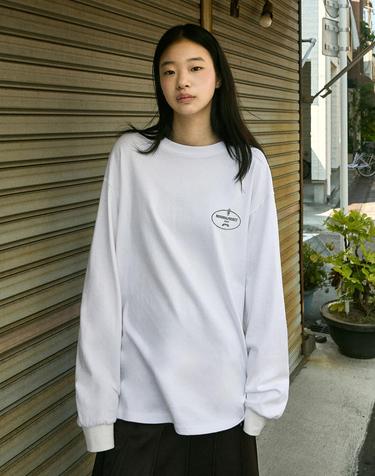 웨어러블 피그먼트 오버핏 롱 슬리브 티셔츠 MLT116 / 4color W